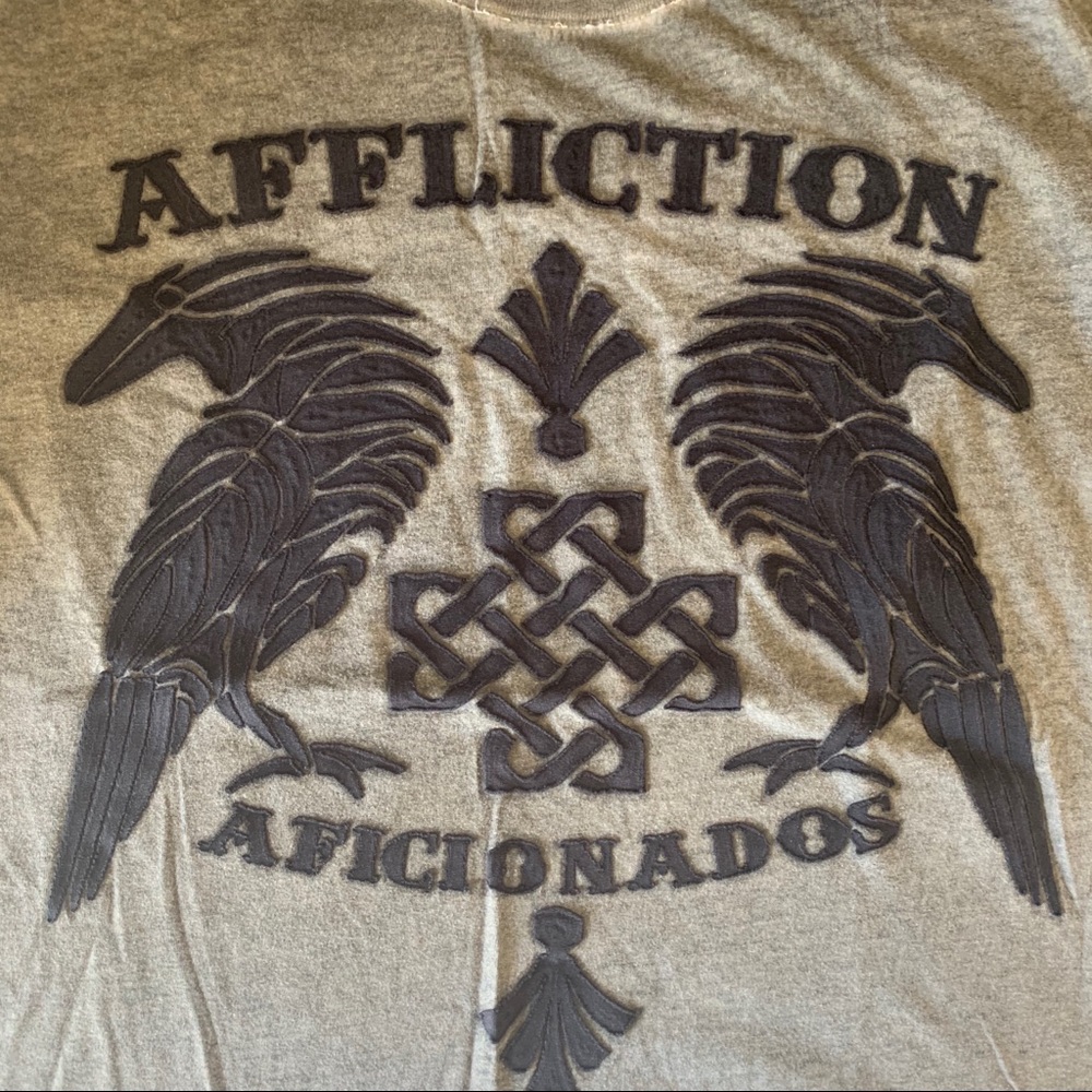 Green affliction tee